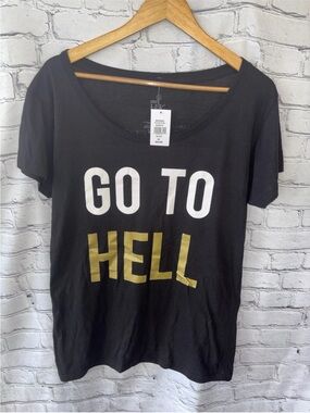 Gordon Ramsay Hell’s Kitchen Round Neck Black 2XL T-shirt Women’s Restaurant TV